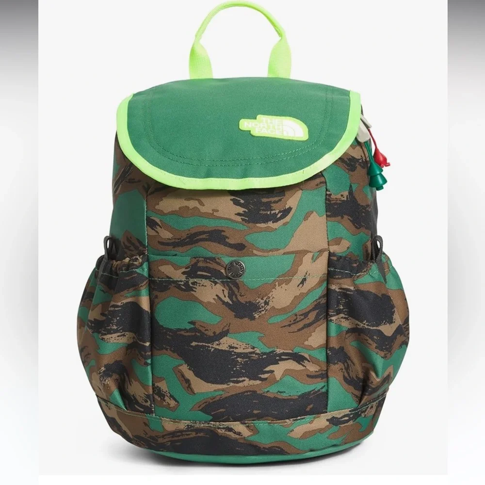 The North Face Kids' Green Camo Backpack